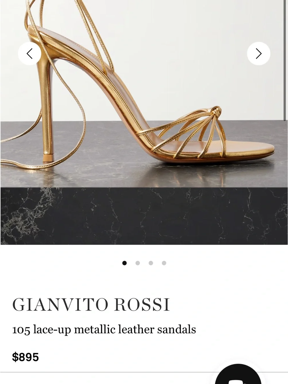 Gianvito Rossi stylish metallic